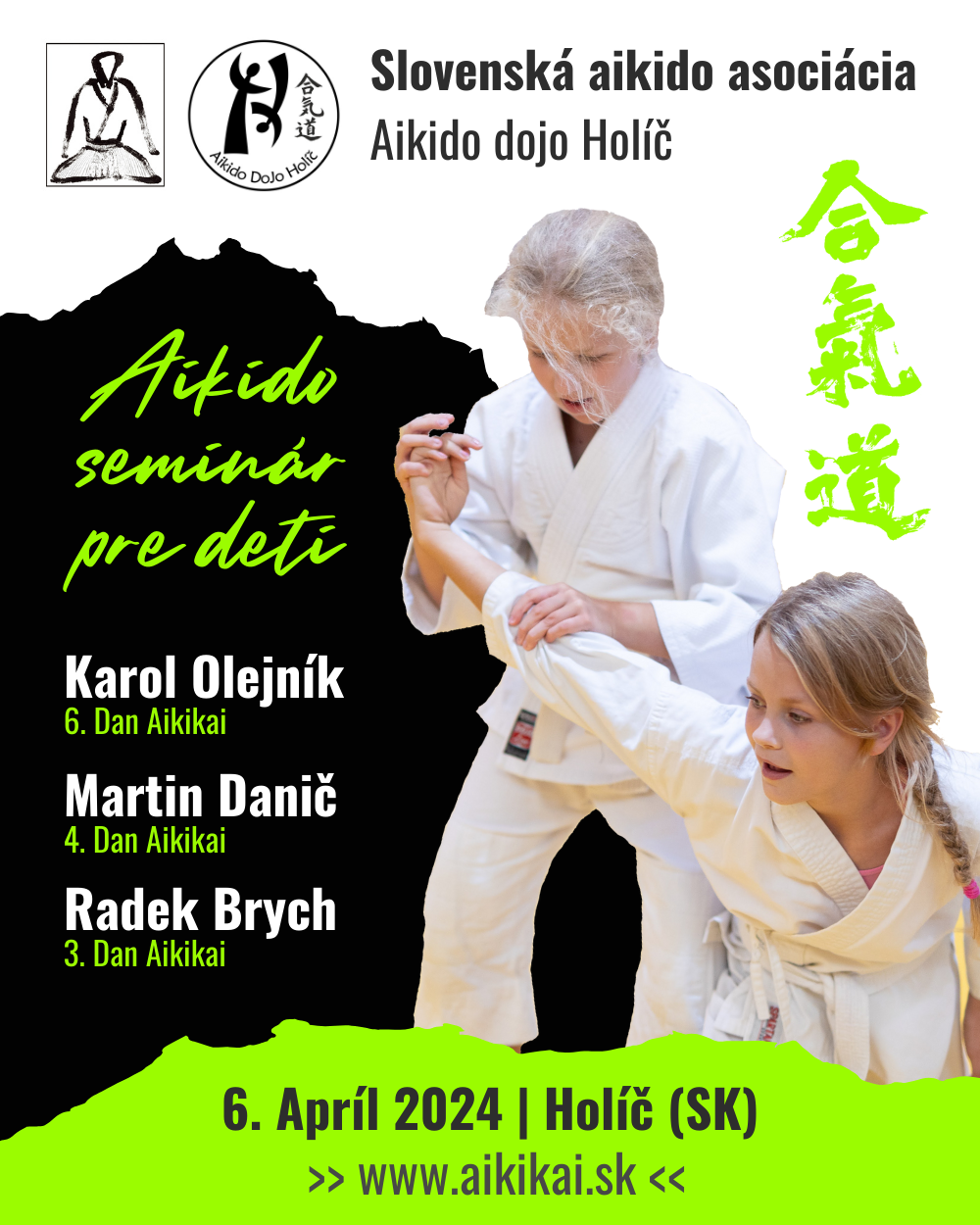 Asociačný seminár Aikido pre deti – Holíč